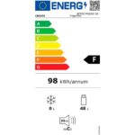 Frigorífico CREATE RETRO FRIDGE 50 Clase energética F 48 L 39 dB Negro Maneta Negra - Imagen 2