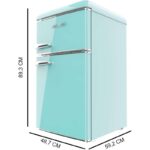 Frigorífico 2 puertas Cecotec Bolero CoolMarket 2D Origin 86 86 L Clase E Verde - Imagen 2