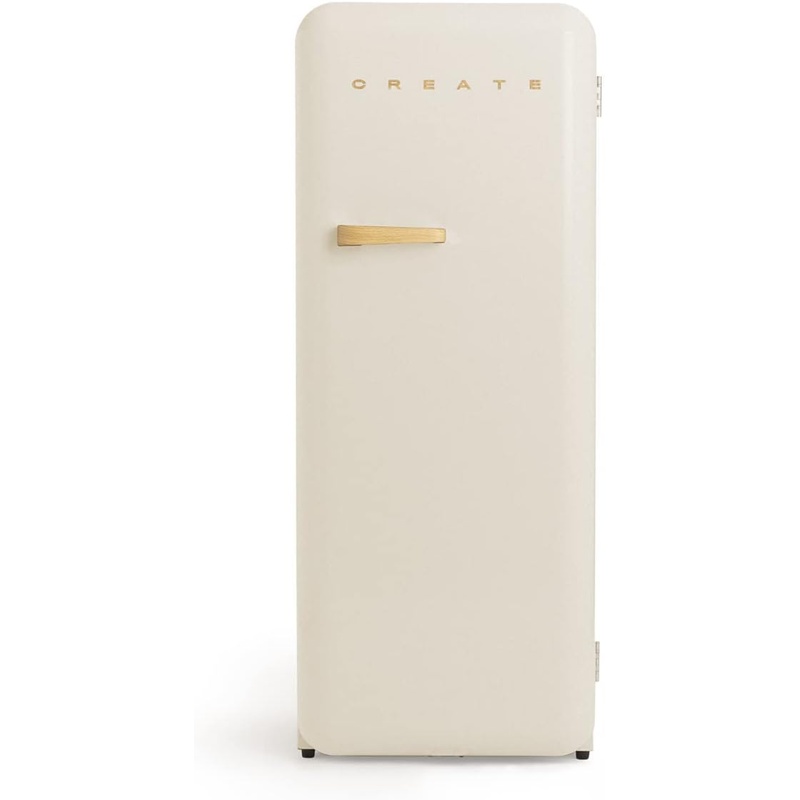 4S1GzMSmMh Frigorífico combi CREATE RETRO FRIDGE 150 281 L 102 W Clase energética D Blanco Maneta Madera - Imagen 1