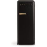 Frigorífico combi CREATE RETRO FRIDGE 150 281 L 102 W Clase energética D Negro Maneta Madera