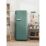 Frigorífico combi CREATE RETRO FRIDGE 150 281 L 102 W Clase energética D Verde Maneta Mármol - Imagen 2