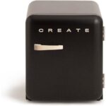 Frigorífico CREATE RETRO FRIDGE 50 Clase energética F 48 L 39 dB Negro Maneta Arena