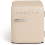 Frigorífico CREATE RETRO FRIDGE 50 Clase energética F 48 L 39 dB Arena Maneta Plata