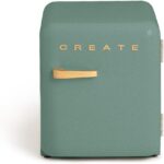 Frigorífico CREATE RETRO FRIDGE 50 Clase energética F 48 L 39 dB Verde Maneta Madera