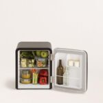 Frigorífico CREATE RETRO FRIDGE 50 Clase energética F 48 L 39 dB Negro Maneta Plata - Imagen 4