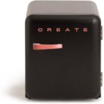 Frigorífico CREATE RETRO FRIDGE 50 Clase energética F 48 L 39 dB Negro Maneta Terracota
