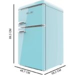 Frigorífico 2 puertas Cecotec Bolero CoolMarket 2D Origin 86 86 L Clase E Azul - Imagen 4