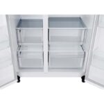 Frigorífico americano LG GSBC40SWPE 664 L Clase E Blanco WiFi - Imagen 2
