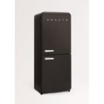 Frigorífico combi CREATE RETRO FRIDGE COMBI 185 401 L NoFrost Clase energética E Negro Maneta Blanco Roto - Imagen 6