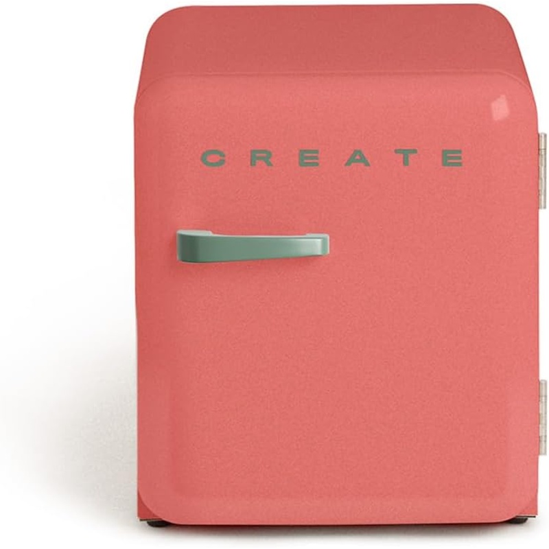 HNzG0s3sxg Frigorífico CREATE RETRO FRIDGE 50 Clase energética F 48 L 39 dB Terracota Maneta Verde Sage - Imagen 1