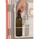 Frigorífico CREATE RETRO FRIDGE 50 Clase energética F 48 L 39 dB Terracota Maneta Plata - Imagen 3