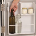 Frigorífico CREATE RETRO FRIDGE 50 Clase energética F 48 L 39 dB Negro Maneta Oro - Imagen 2