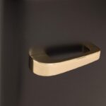 Frigorífico CREATE RETRO FRIDGE 50 Clase energética F 48 L 39 dB Negro Maneta Oro - Imagen 3