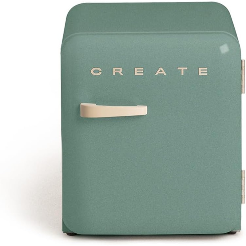 OMLjr3ddDs Frigorífico CREATE RETRO FRIDGE 50 Clase energética F 48 L 39 dB Verde Maneta Arena - Imagen 1