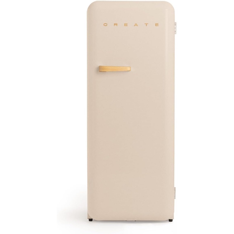 PXAS8OsF7d Frigorífico combi CREATE RETRO FRIDGE 150 281 L 102 W Clase energética D Arena Maneta Madera - Imagen 1