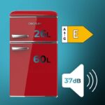 Frigorífico 2 puertas Cecotec Bolero CoolMarket 2D Origin 86 86 L Clase E Rojo - Imagen 7