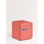 Frigorífico CREATE RETRO FRIDGE 50 Clase energética F 48 L 39 dB Terracota Maneta Azul Cobalto - Imagen 4