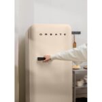 Frigorífico combi CREATE RETRO FRIDGE 150 281 L 102 W Clase energética D Arena Maneta Negra - Imagen 5