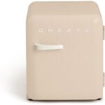 Frigorífico CREATE RETRO FRIDGE 50 Clase energética F 48 L 39 dB Arena Maneta Blanco Roto