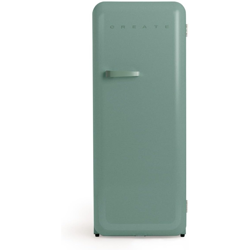 YEnt9blPIS Frigorífico combi CREATE RETRO FRIDGE 150 281 L 102 W Clase energética D Verde Maneta Verde Sage - Imagen 1