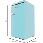 Frigorífico Cecotec Bolero Coolmarket TT Origin 95 95 L Clase energética E Azul - Imagen 8