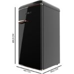 Frigorífico Cecotec Bolero Coolmarket TT Origin 95 95 L Clase energética E Negro - Imagen 6