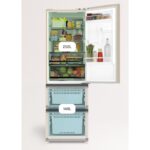 Frigorífico combi CREATE FRIDGE STUDIO COMBI PRO FLEX 401 401 L NoFrost 158 W Clase energética E Beige - Imagen 3