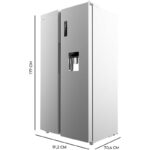 Frigorífico americano Cecotec Bolero CoolMarket SBS 562 Plata 559 L NoFrost Clase energética D - Imagen 3