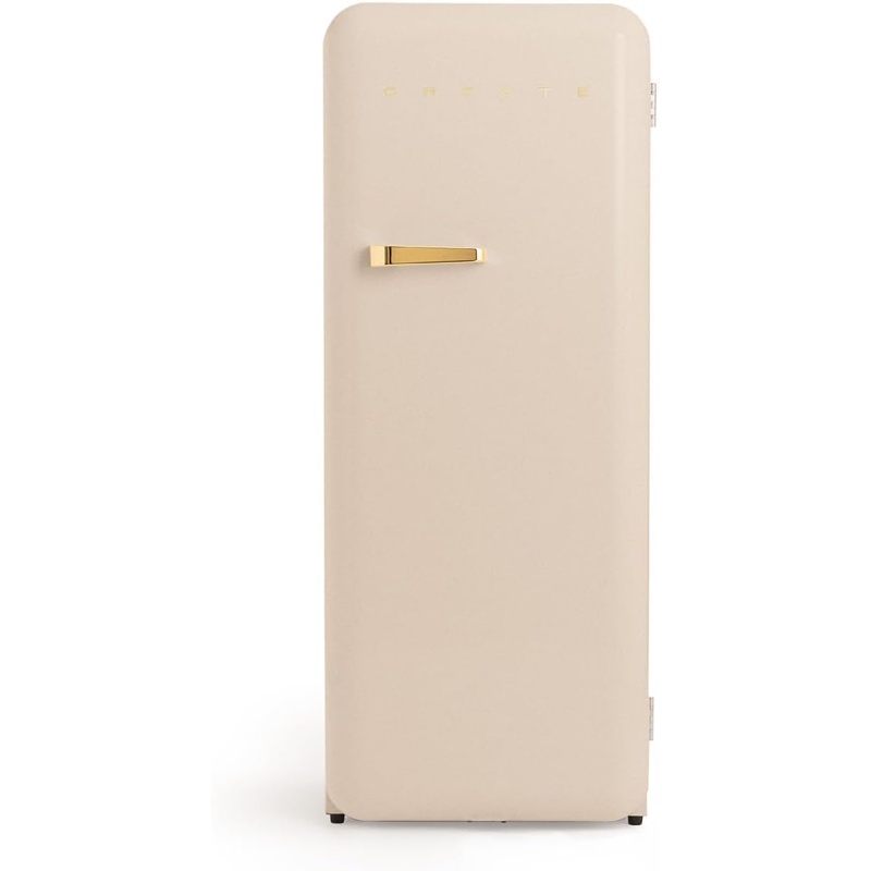 dXRd6iwbUo Frigorífico combi CREATE RETRO FRIDGE 150 281 L 102 W Clase energética D Arena Maneta Oro - Imagen 1