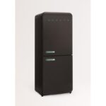 Frigorífico combi CREATE RETRO FRIDGE COMBI 185 401 L NoFrost Clase energética E Negro Maneta Verde Sage - Imagen 3