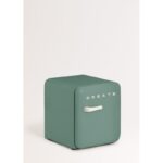 Frigorífico CREATE RETRO FRIDGE 50 Clase energética F 48 L 39 dB Verde Maneta Blanco Roto - Imagen 2