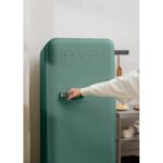 Frigorífico combi CREATE RETRO FRIDGE 150 281 L 102 W Clase energética D Verde Maneta Plata - Imagen 2