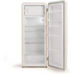 Frigorífico combi CREATE RETRO FRIDGE 150 281 L 102 W Clase energética D Blanco Maneta Plata - Imagen 4