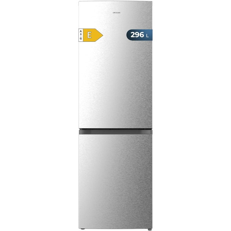jDgLi9K3b4 Frigorífico combi Cecotec Bolero CoolMarket Combi 296 DF Inox 296 L Clase energética E - Imagen 1