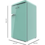 Frigorífico Cecotec Bolero Coolmarket TT Origin 95 95 L Clase energética E Verde - Imagen 3