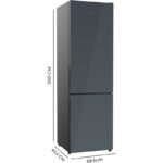 Frigorífico combi Cecotec Bolero CoolMarket Combi 356i Gris 356 L Clase energética E - Imagen 2