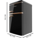 Frigorífico 2 puertas Cecotec Bolero CoolMarket 2D Origin 86 86 L Clase E Negro - Imagen 4