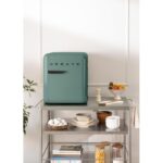 Frigorífico CREATE RETRO FRIDGE 50 Clase energética F 48 L 39 dB Verde Maneta Negra - Imagen 5