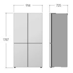 Frigorífico americano LG GMV960MBDE 666 L Clase E No Frost WiFi - Imagen 5