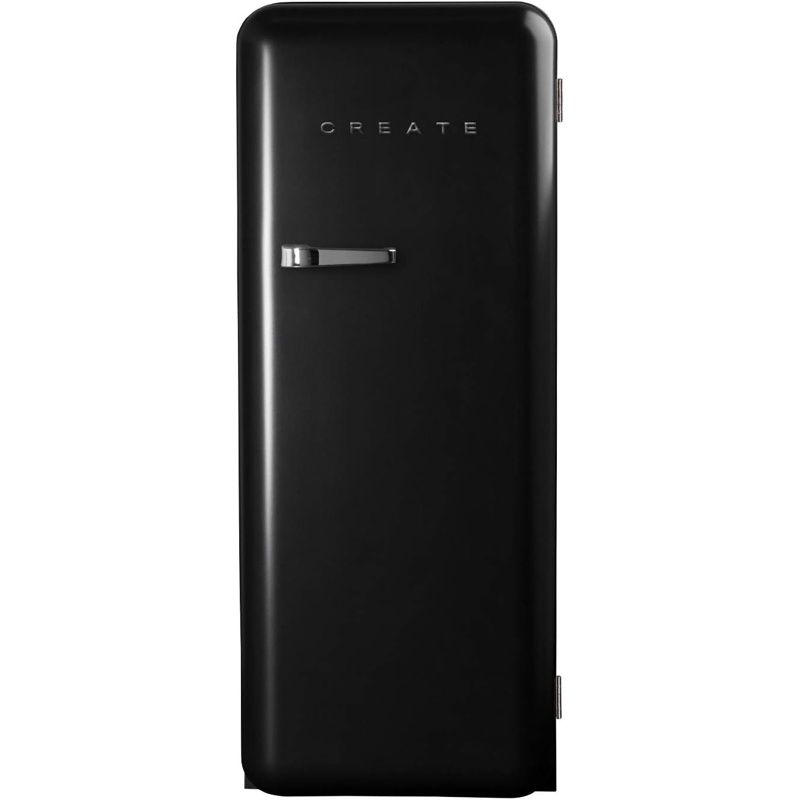 orQZyeOevV Frigorífico combi CREATE RETRO FRIDGE 150 281 L 102 W Clase energética D Negro Maneta Plata - Imagen 1