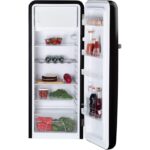 Frigorífico combi CREATE RETRO FRIDGE 150 281 L 102 W Clase energética D Negro Maneta Plata - Imagen 6