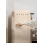 Frigorífico combi CREATE RETRO FRIDGE 150 281 L 102 W Clase energética D Arena Maneta Oro - Imagen 5