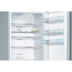 Frigorífico combi Bosch KGN39VIEA 366 L 203 cm 60 cm 66 cm Acero inoxidable Clase energética E - Imagen 5