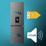 Frigorífico combi Cecotec Bolero CoolMarket Combi 296 DF WD Inox oscuro 296 L Clase energética E - Imagen 7