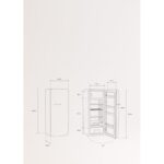 Frigorífico combi CREATE RETRO FRIDGE 150 281 L 102 W Clase energética D Negro Maneta Arena - Imagen 4