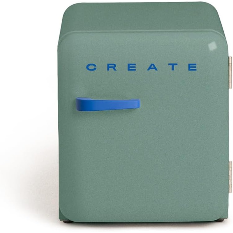 vboiv8Hdjv Frigorífico CREATE RETRO FRIDGE 50 Clase energética F 48 L 39 dB Verde Maneta Azul Cobalto - Imagen 1