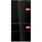 Frigorífico americano EVVO F80B Glass 510 L NoFrost Clase energética E