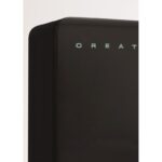 Frigorífico combi CREATE RETRO FRIDGE COMBI 185 401 L NoFrost Clase energética E Negro Maneta Verde Sage - Imagen 6