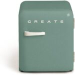 Frigorífico CREATE RETRO FRIDGE 50 Clase energética F 48 L 39 dB Verde Maneta Blanco Roto